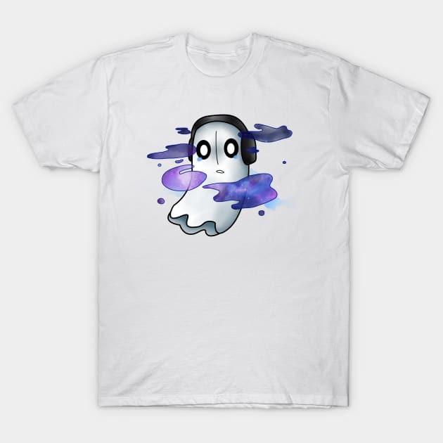 Napstablook Galaxy Design T-Shirt by Deluxion